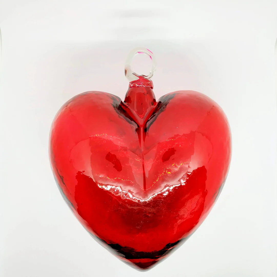 Corazón Vidrio Soplado Grande