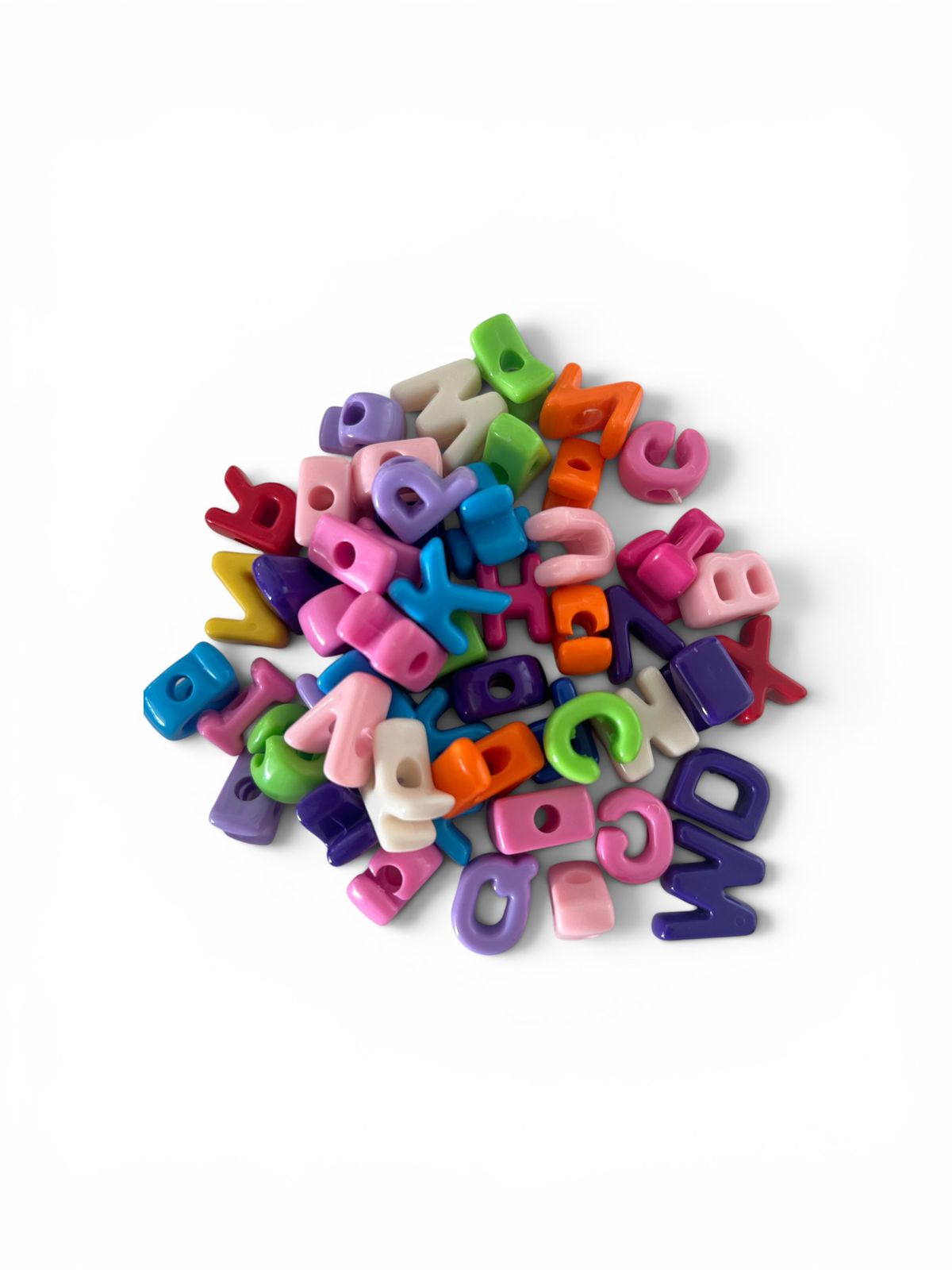 Paquete Letras Plásticas 50 Piezas